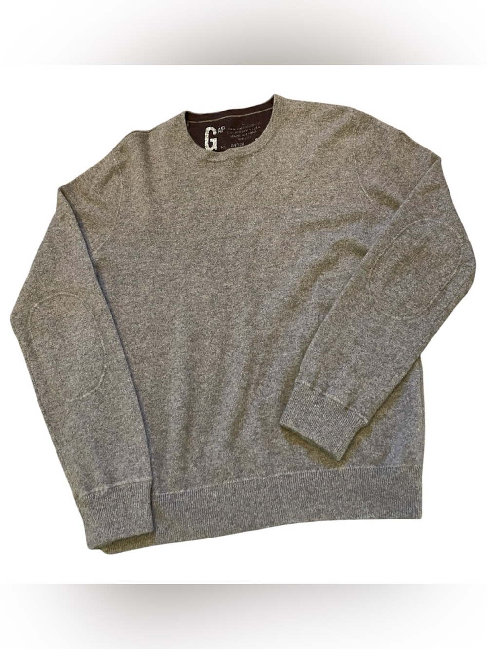 Gap Men’s Cashmere Brown Crew Neck Sweater Large